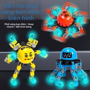 Mechanical Fidget Spinner Glow in the Dark Transformable