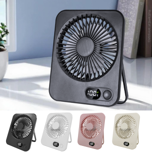 Quạt Bàn Mini Cầm Tay Quạt Bàn Có Thể Gập Lại USB Siêu Yên Tĩnh Có Thể Sạc Lại Với 5 Tốc Độ Dành Cho Sinh Viên Sử Dụng Máy Tính Để Bàn Cá Nhân