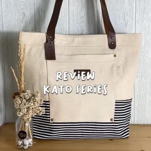 Pamole - Tas Tote Bag Wanita Penutup Resleting - Kato Series
