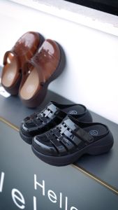 Sandal Wedges Flip Flop Gladiator Tinggi 5 CM Sandal Wanita PVC Premium Import Anti Selip 0234