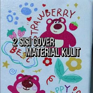 TUGE TECH Cermin Lipat Custom Kartun Karakter Cermin Rias Kaca Lipat Kustom Bahan Kulit Mini Kaca Make Up