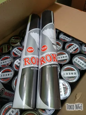 Shuttlecock Roket Hitam kok badminton bulu tangkis