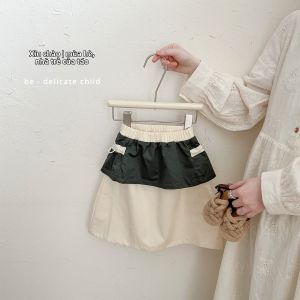 Chân Váy Ngắn Cao Cấp Cotton Cao Waisted Mùa Hè