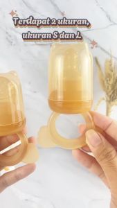 Empeng Dot Buah Bayi Silikon Lembut Food Grade Fruit Feeder Pacifier Free Kotak Empeng CJ063