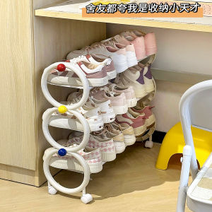 Giá Để Giày Đơn Giản Bền Bỉ Nhiều Lớp Nhỏ Dùng Để Lưu Trữ Giày Ở Cửa Phòng Ký Túc Xá Giá Để Giày Phòng Tắm Giá Để Giày Bằng Nhựa