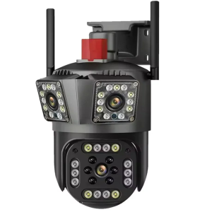 Camera WiFi Ngoài Trời 8K 12MP Với Zoom 12X Ống Kính Bốn Chiều Xoay 360 Độ ° Camera An Ninh Theo Dõi Chuyển Động Giám Sát Để Sử Dụng Trong Nhà/ngoài Trời