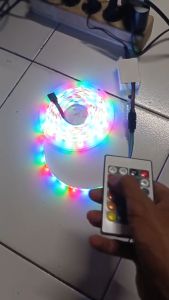 MYLED LED STRIP BLINK RGB MULTICOLOR + REMOT 12V 2835