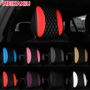 Gối Tựa Đầu Ô Tô Thêu Da PU 1PU Với Ghế Có Thể Tháo Rời Gối Cổ Bên Trong Chất Liệu Sợi Tổng Hợp