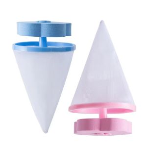 ลูกบอลซักผ้าแบบใช้ซ้ำได้ 1-4 ชิ้น พร้อมตาข่ายสำหรับเครื่องซักผ้า รูปทรงดอกพลัม ลอยน้ำได้ ดักจับขนสัตว์ ขุยผ้า และเส้นผม