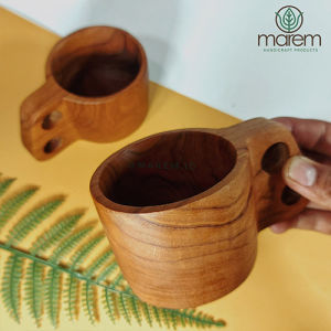 CANGKIR KOPI KUKSA KAYU JATI