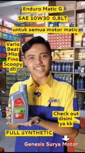 Oli Enduro Matic 10W30 08LT All Matic Baru Pertamina Oil
