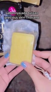 Precious Skin Thailand AHA Body Booster Whitening 5x Soap Gratis Net Soap / Sabun Pemutih / AHA Soap 80g