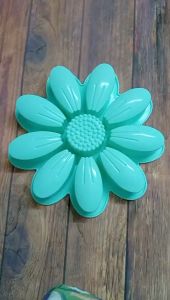 Khuôn silicon hình hoa hướng dương 9 cánh kích thước 27cm x cao 5 cm dùng nướng bánh đổ rau câu nhận xôi