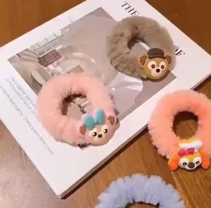 Dây buộc tóc cho bé dây buộc tóc cute cột tóc Hàn Quốc cột tóc lông mềm mịn hình thú dễ thương
