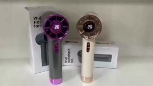 NEW Portable 5 Speeds Adjustable 1-100 Speeds High Speed Fans Super Powerful Air Duster Rechargeable Mini Usb Handheld Turbo Fan