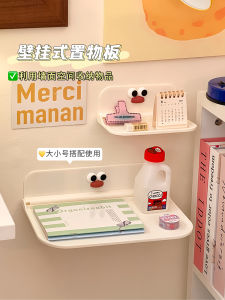 Foldable Wall Mounted Bathroom Storage Shelf Toilet Paper Holder Rack Bedroom Dormitory Bedside No Drilling Required Organizer