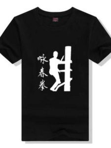 Nguyên Chất Áo Thun Nữ Tay Ngắn In Hình Nam Nữ Dáng Rộng Phong Cách Đường Phố Võ Thuật Kung Fu Lễ Hội Mùa Xuân Thiết Kế In Hình