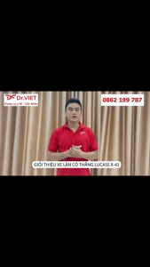 Xe lăn có thắng Lucass X-43 Đen/Caro