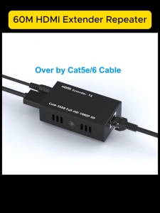 4K HDMI extender cat5 60M 120M HDMI extender audio Kit over ethernet cat6/5e for computer PC laptop HDTV HDMI to RJ45 converter extender over Ethernet cable 4K 30Hz 1080P 60Hz