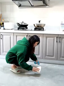 พรมห้องครัว โคลนไดอะตอม ทนคราบน้ํามันและไม่ลื่น พรมเช็ดเท้าห้องน้ำ(ขนาด120x40+60x40cm)