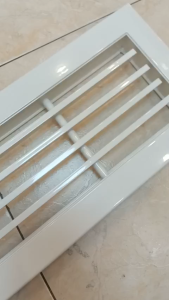 Cửa gió hồi 1000x150 dạng nan T miệng gió âm trần điều hòa thông gió tấm chắn gió vuông