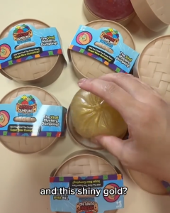 【SG】Squishy Dumpling Decompression Toy With Steamer for Stress Relief  Slow Rebound Squeeze Toys for Kids Birthday Gifts