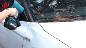 พัดลมเทอร์โบ เครื่องเป่าลมไฟฟ้า 200เมตร/วินาทีเครื่องเป่าลมเทอร์โบไร้สาย130000รอบต่อนาทีเครื่องมือรถกวาดหิมะฝุ่นที่ปัดฝุ่นคอมพิวเตอร์สำหรับแบตเตอรี่ Makita 18V