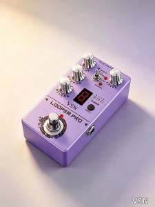 VSN RE-05 Looper Pro Guitar Pedal Đa Hiệu Ứng Với Reverb Điệp Khúc Trễ Tuner Tím Bass Pedal Đầu Ra Âm Thanh Analog
