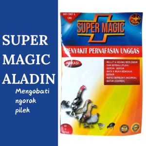 ALADIN SUPER MAGIC (1 RENTENG) - Mengobati Pernafasan, Ngorok, Pilek, dan Muka Bengkak pada Ayam