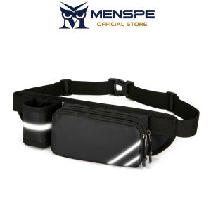 MENSPE Outdoor Waist Bag Sports Kettle Bag Men Women Running Bum Bag with Water Bottle Holder Portable Gym Bag for Running Cycling Hiking Walking(Only bag No kettle)