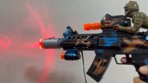 Submachine Gun M416 Toys With Spray Sound And Light