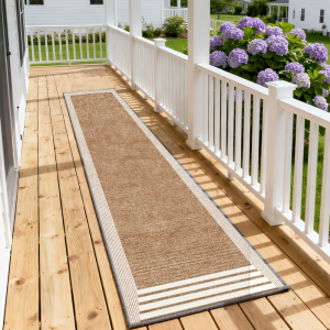 VIKAMA Minimalist Outdoor Carpet Non-Slip Easy Cleaning Terrace Corridor Long Carpet Kitchen Floor Mat Home Decoration