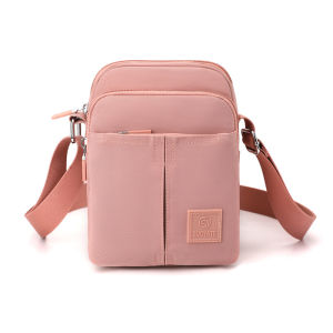 GStar Women Multi-layer Sling Bag Oxford Cloth Waterproof Crossbody Bags Ultralight Nylon Phone Bag Travel Pouch Bag for Ladies