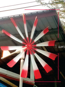 กังหันลม 12 ใบ, รวมเสานะ 6 เดือน, ประกันสีไม่ซีด และลูกปืน, การซื้อที่มีประสิทธิภาพ ในราคาที่ยอมรับ