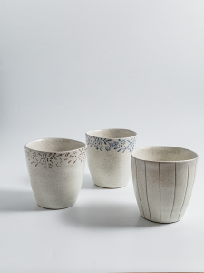 Retro Ceramic Tea Cup Irregular Hand-Painted 250ml Handy Cup High Temperature Kiln Change Hand-Held Creative Cup for Home Use