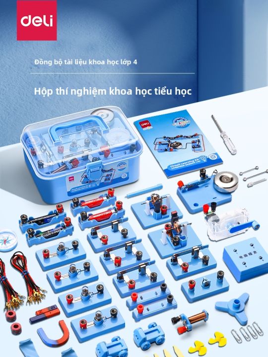 deli | Bộ Thí Nghiệm Khoa Học Giáo Dục Mạch Điện Đèn Bóng Đèn | Lazada.vn