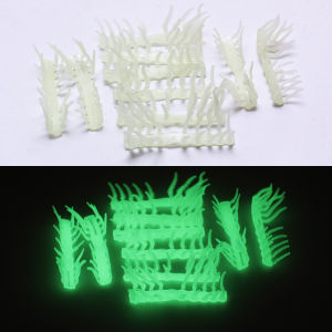 10 Chiếc Dạ Quang Bằng Gỗ Tôm Chân Cao Su Mềm Dạ Quang Mồi Giả Mồi Dụ Cá Phụ Kiện Cho Đại Dương Sông Hồ Câu Cá Biển