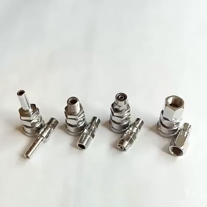 (ส่งจากไทย)คอปเปอร์ ข้อต่อสายปั๊มลม SP20+PP20 ต่อสายลมขนาด5x8 mm