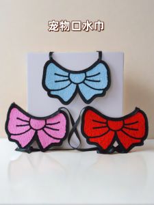 New Year Decorative Pet Dog Cat Necktie Scarf Saliva Towel Princess Festive Bowtie Adorable Pet Accessories Triangle Towel