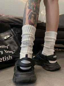 Uinxx Socks for Women Japanese Style Style Parka Offset Printing Thick Needle Tube Socks Retro Sports Casual American Cotton Socks Thickened