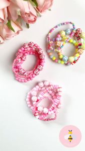 Pinky Bee Gelang Anak Bola Pink Set 70310200