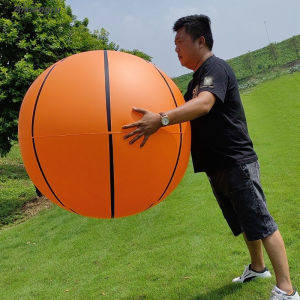 0.6-2m Inflatable Balloons Football Childrens Toys Pat Ball Family Beach Ball Interactive Basketball Party Decoration Ball