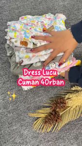 BABY LEON Dress Bayi Perempuan RR-120 Baju Bayi Perempuan Baju Anak Perempuan Dress Anak Perempuan