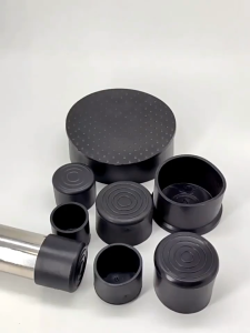 Rubber Footing Tubular Round Floor Protector Rubber Footing Round rubber footing for table and chair End Cap
