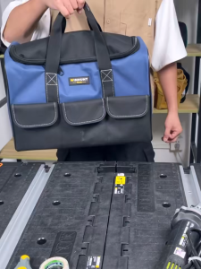 COD Taffware Tas Perkakas Teknisi Listrik Tukang Storage Tool Bag Gendong Waterproof Wear Resistant