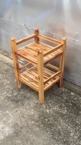 MAITHAI  ชั้นวางมิกเซอร์ 2 ชั้น ขนาด 39*44*69 ซม. ชั้นวางเครื่องดื่ม ชั้นวางขวด ชั้นวางแก้ว ชั้นวางของ