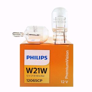 Philips | Philips Vision W21W T20 12065CP 7440 Standard Original Turn Signal Lamps Reverse Light Stop Light Indicator Bulb