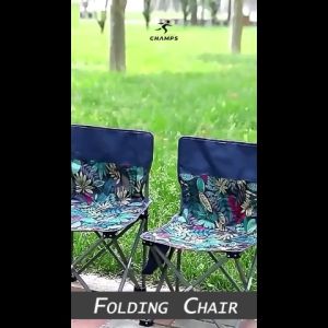 CHAMPS Kursi Lipat Camping Dewasa: Kursi Lipat Portable Super Kuat & Outdoor
