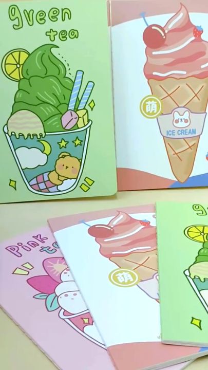 Harga Grosir - Buku Tulis Aesthetic / Notebook Karakter Lucu / Mini Notebook Design Imut