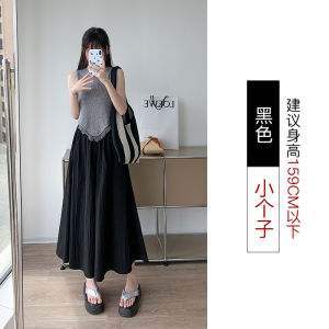 Gray Yamamoto Culottes Womens Summer Thin 2024 New Arrival Cropped Loose Drooping Casual Small Ice Silk Wide-Leg Pants